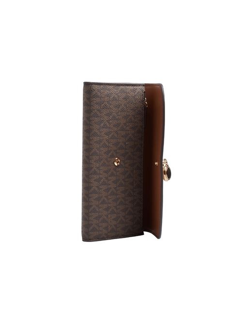 LG FLAP CONTINENTAL MICHAEL KORS | 35S5GHME9B/BROWN